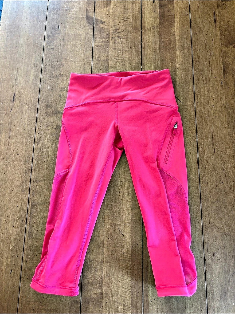 lululemon Speed Up Crop 21" Pink Leggings Size 2